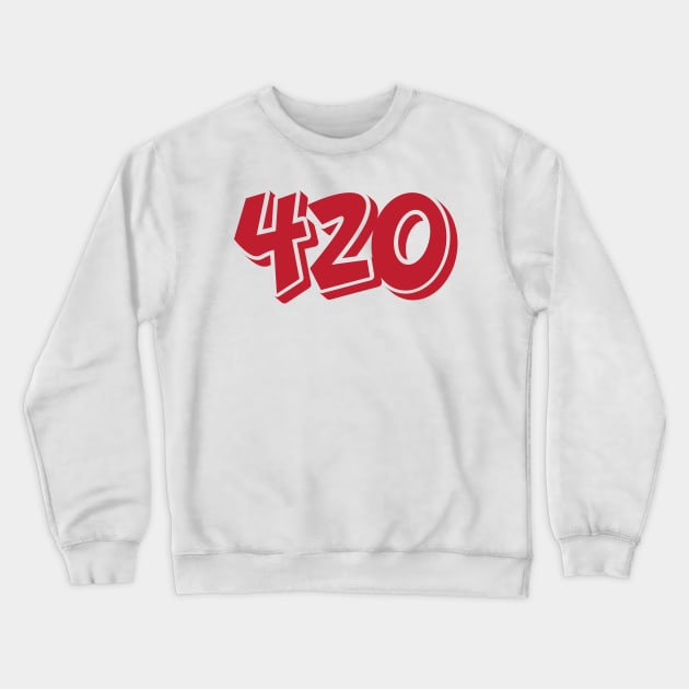 420 Crewneck Sweatshirt by themodestworm